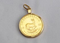 「クルーガーランド金貨　ネックレストップ　買取りました」