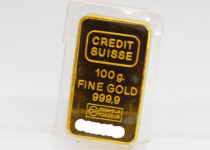「金　インゴット　CREDIT SUISS　ゴールドバー　買取りました」