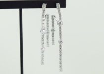 「タサキ　ダイヤモンド　ピアス　プラチナ　ブランドジュエリー　宝石　買取りました」
