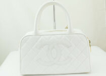 「シャネル　ボストンバッグ　キャビアスキン　ブランドバッグ　ブランド品　買取りました」