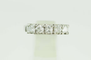 ダイヤモンド　プラチナ　一文字　指輪