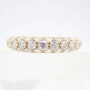 ギメル K18 ダイヤ 指輪